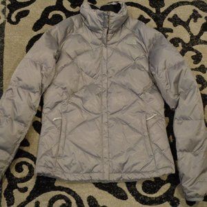 The North Face women's small silver 550 Down Filled Winter Coat MSRP $225